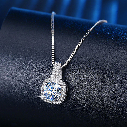 Cubic Zirconia Silver Necklace