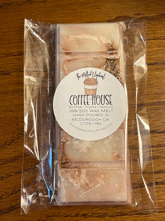 Coffee House Wax Melt Snap Bar Scent