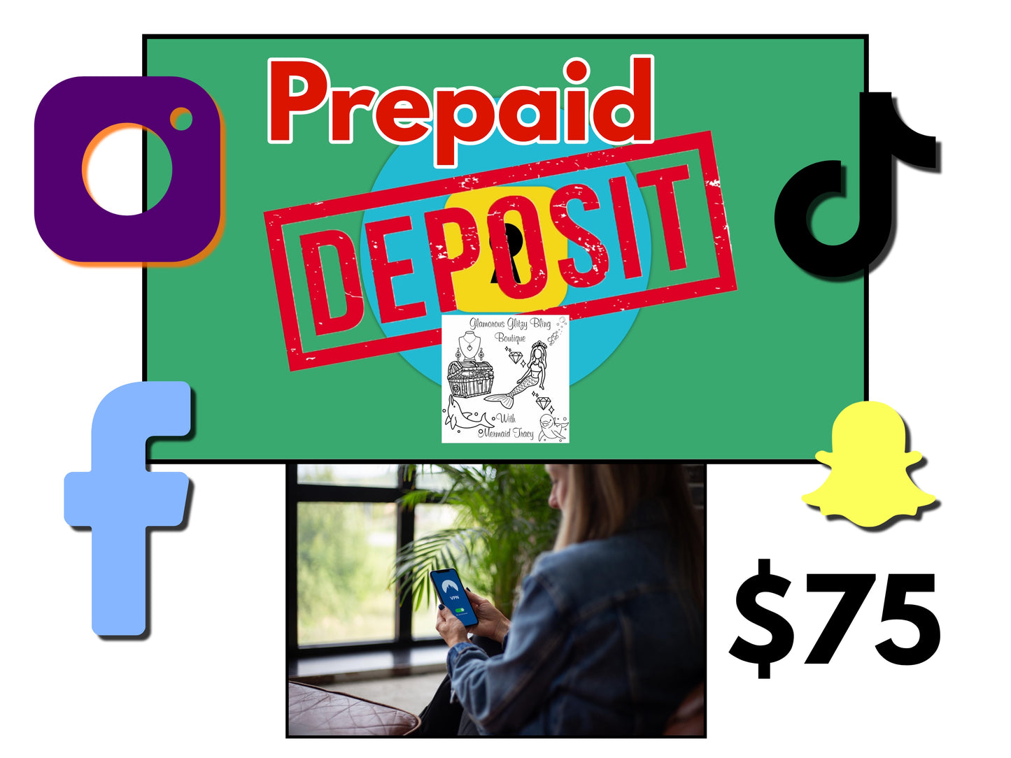 Prepaid Deposit - New Customers $75