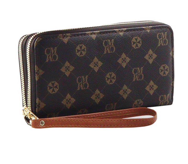 Luxury Fashion Wallet Brown Flower Monogram