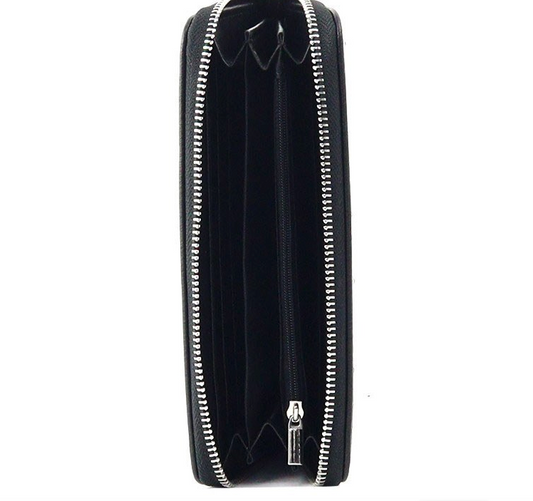 Fashion Wallet BLESSED Bling Wallet with Crystals - Black