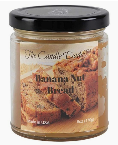 Banana Nut Bread Jar Candle
