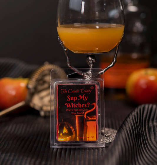 Halloween themed: Sup My Witches ? - Warm Spiked Cider Scented Wax Melt
