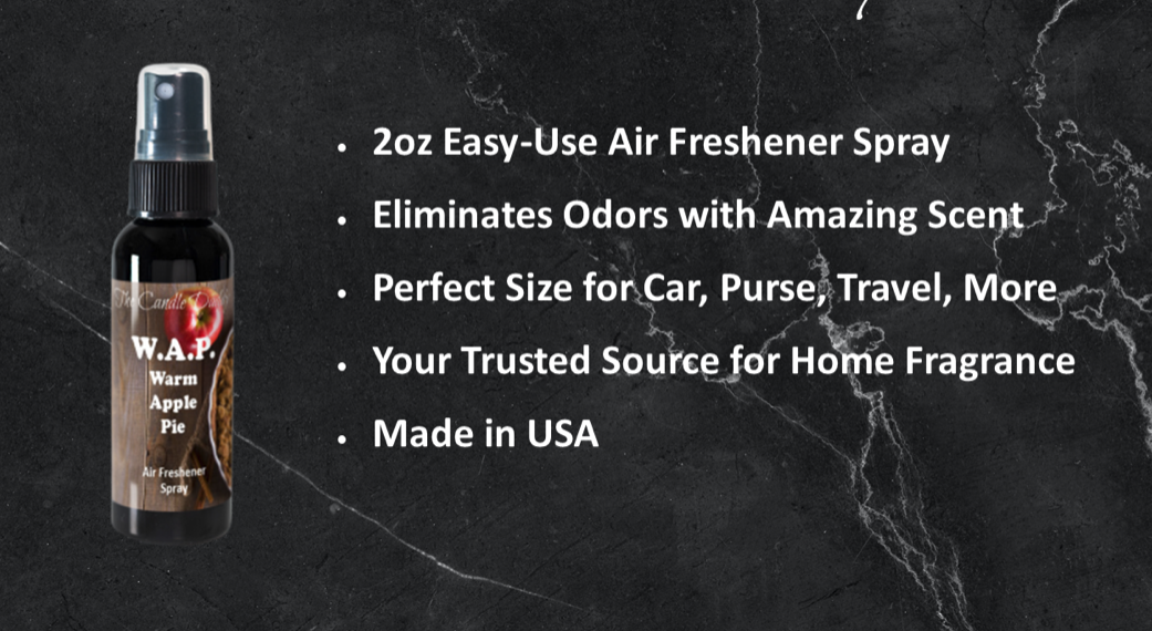 W.A.P. "Warm Apple Pie" 2 fl Oz Air Freshener Scent Spray