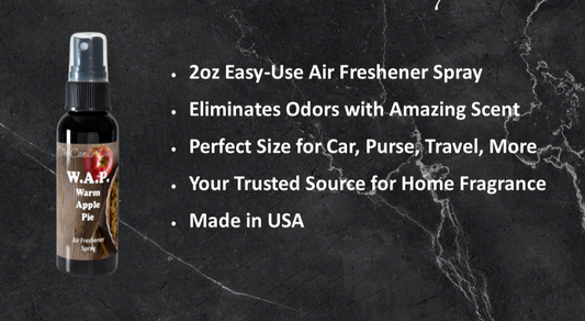 W.A.P. "Warm Apple Pie" 2 fl Oz Air Freshener Scent Spray