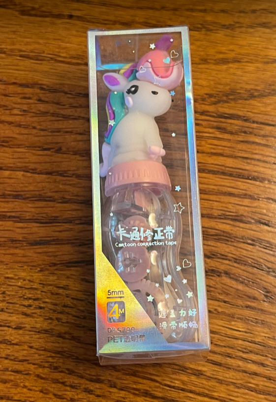 Unicorn Correction Tape ( Choose color )