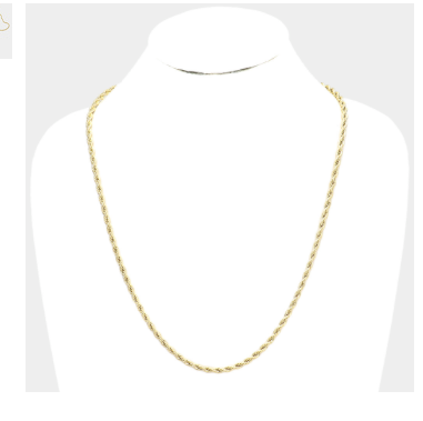 UNISEX STAINLESS STEEL CHAIN  NECKLACE