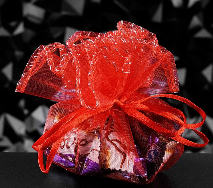 Lace - Gift Bag ( red or white ) 💖