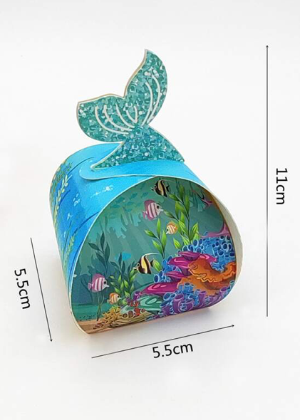 Gift Wrapping   - For  Jewelry -     Mermaid  themed Box