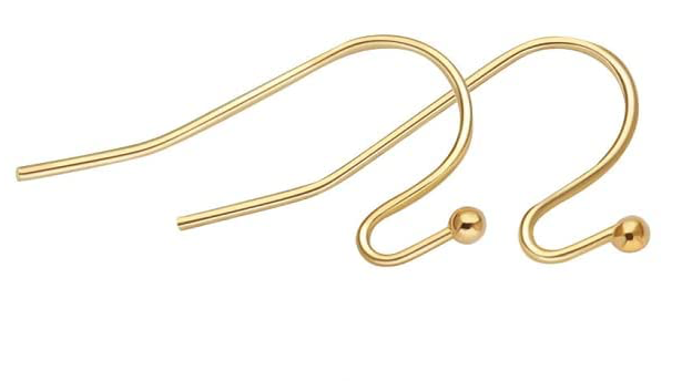 925 Sterling Silver Fish hook replacement service ( One Pair ) Choose Color Style