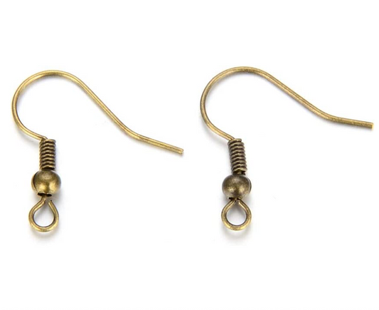 Fish hook Wire replacement Service    (   One Pair    )  choose color