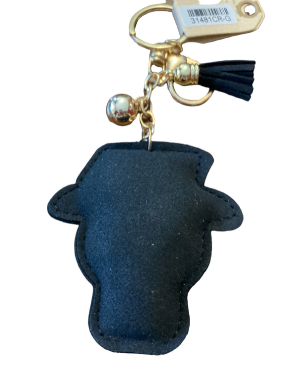 Crystal Avenue Fashion Jeweled Skull Day of The Dead Key KeyChain Ring Chain Tassel