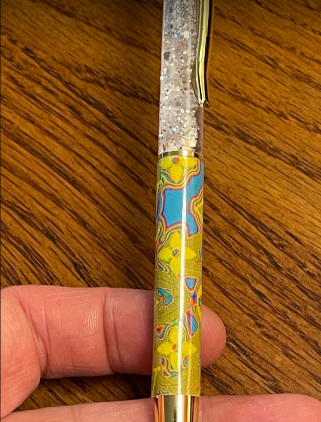 UNBRANDED Luxury Detailed BLING Bubbling Ink Pens