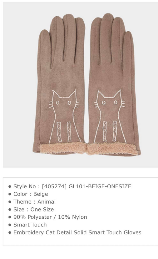 Ladies Gloves and Outer Wear