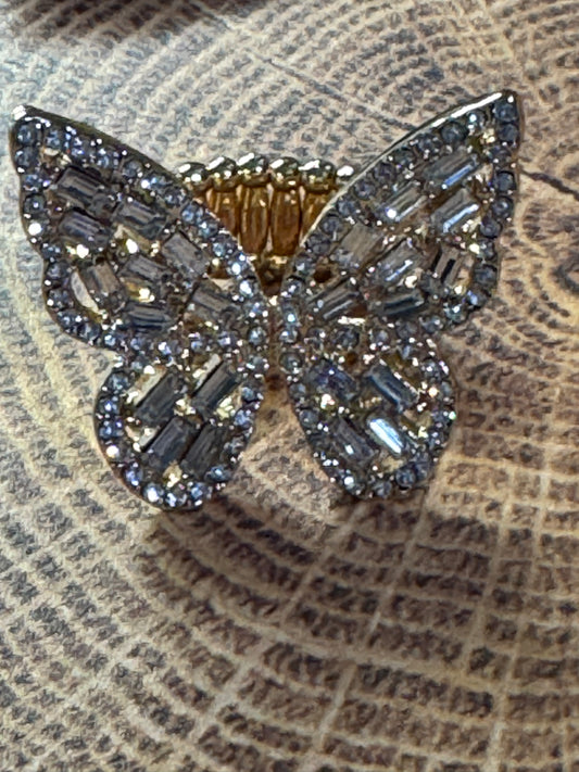 Paparazzi Flauntable Flutter Gold Ring