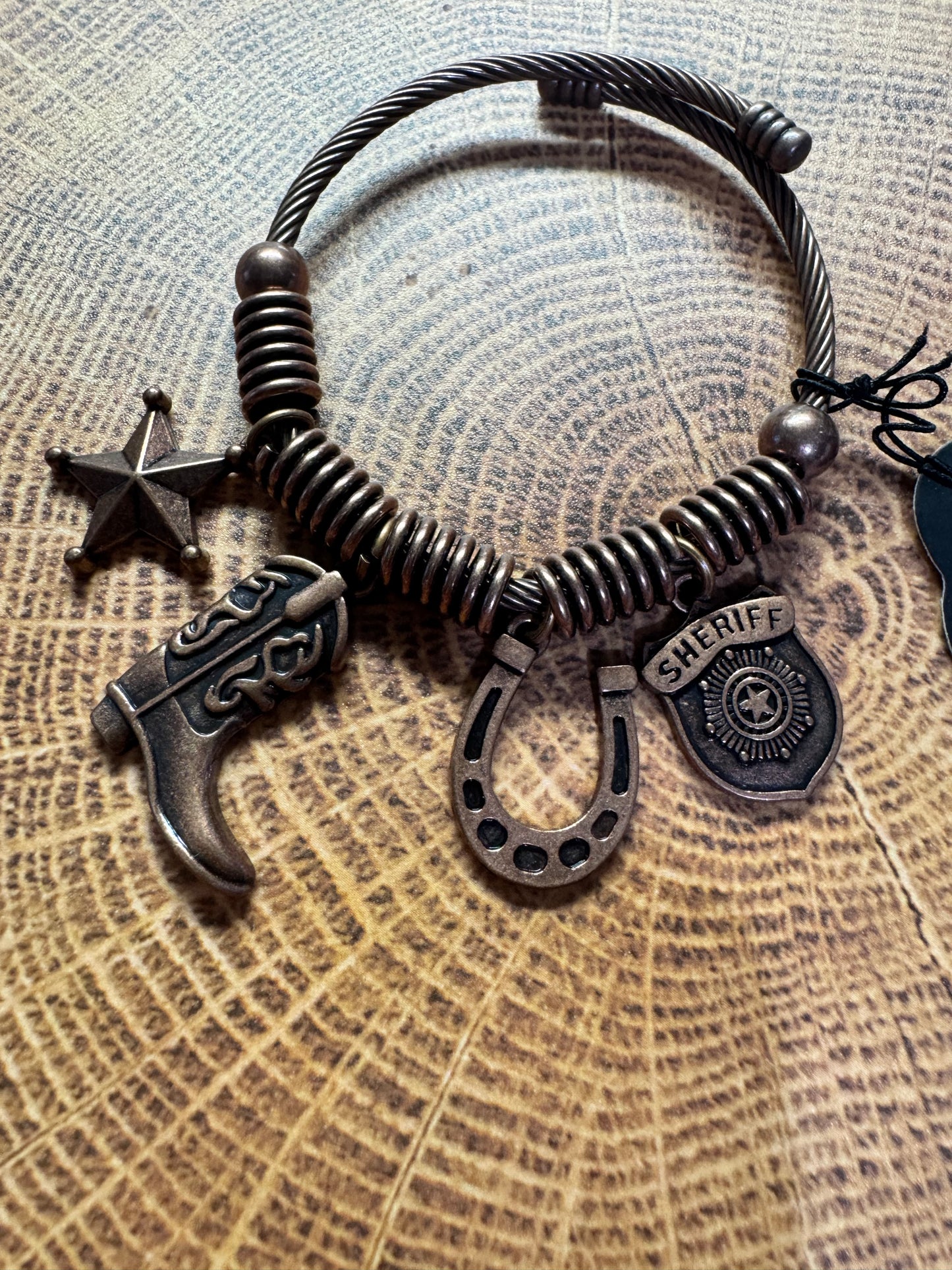 Paparazzi New Sheriff in Town Copper Bracelet