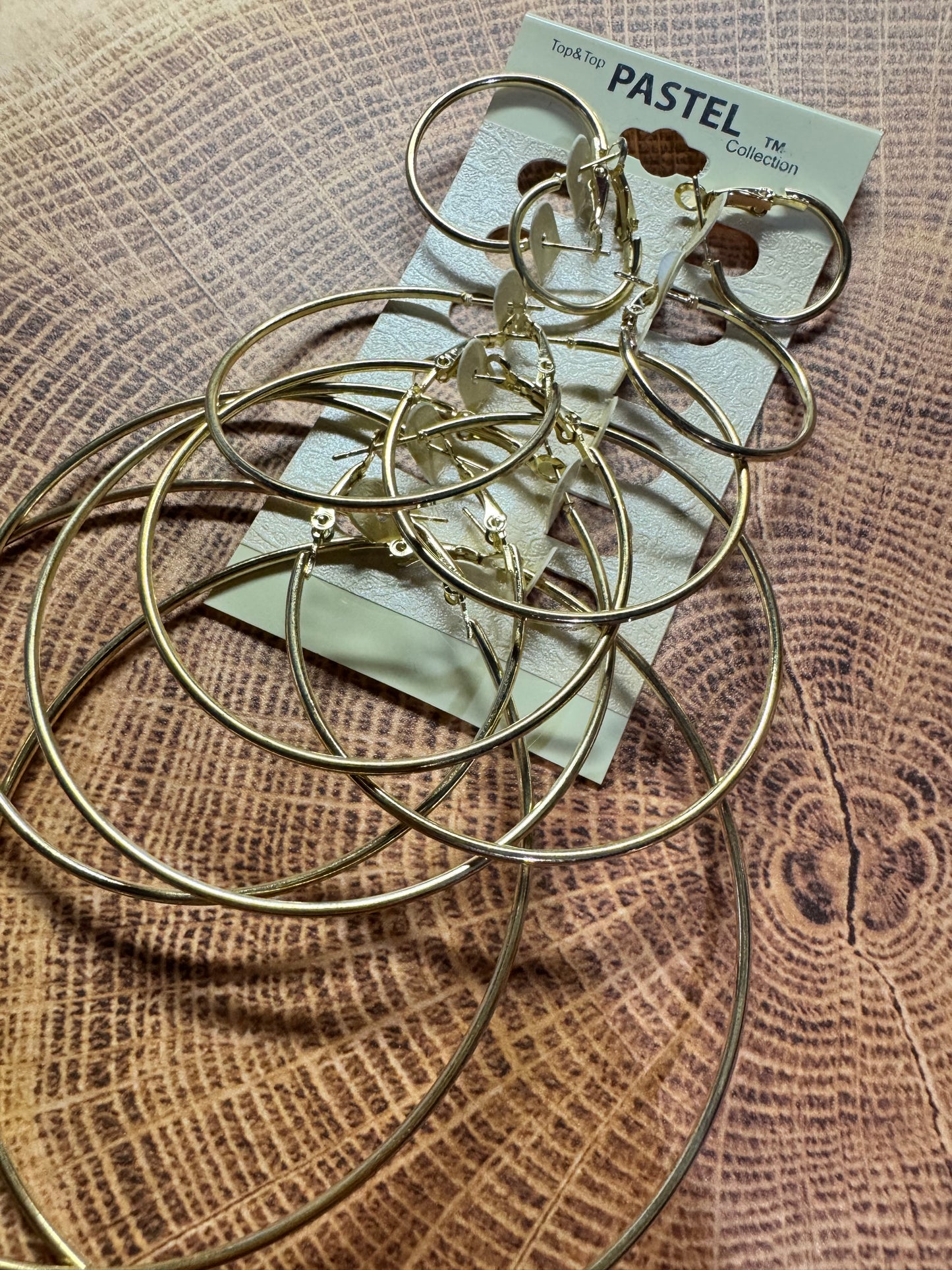 Hopefully in Love Gold Hoop  Earrings