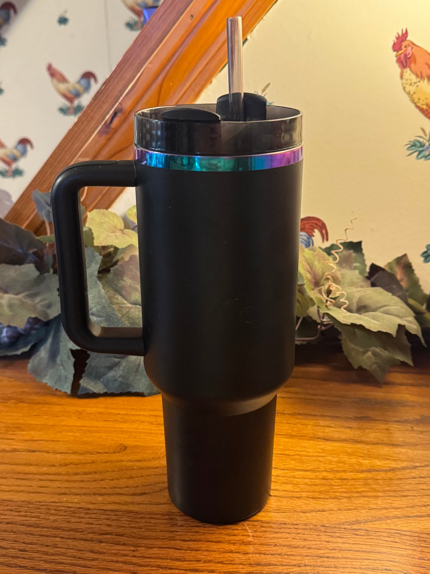 40oz Quencher H2.0 FlowState Stainless Steel Vacuum Insulated Tumbler -Black Chroma