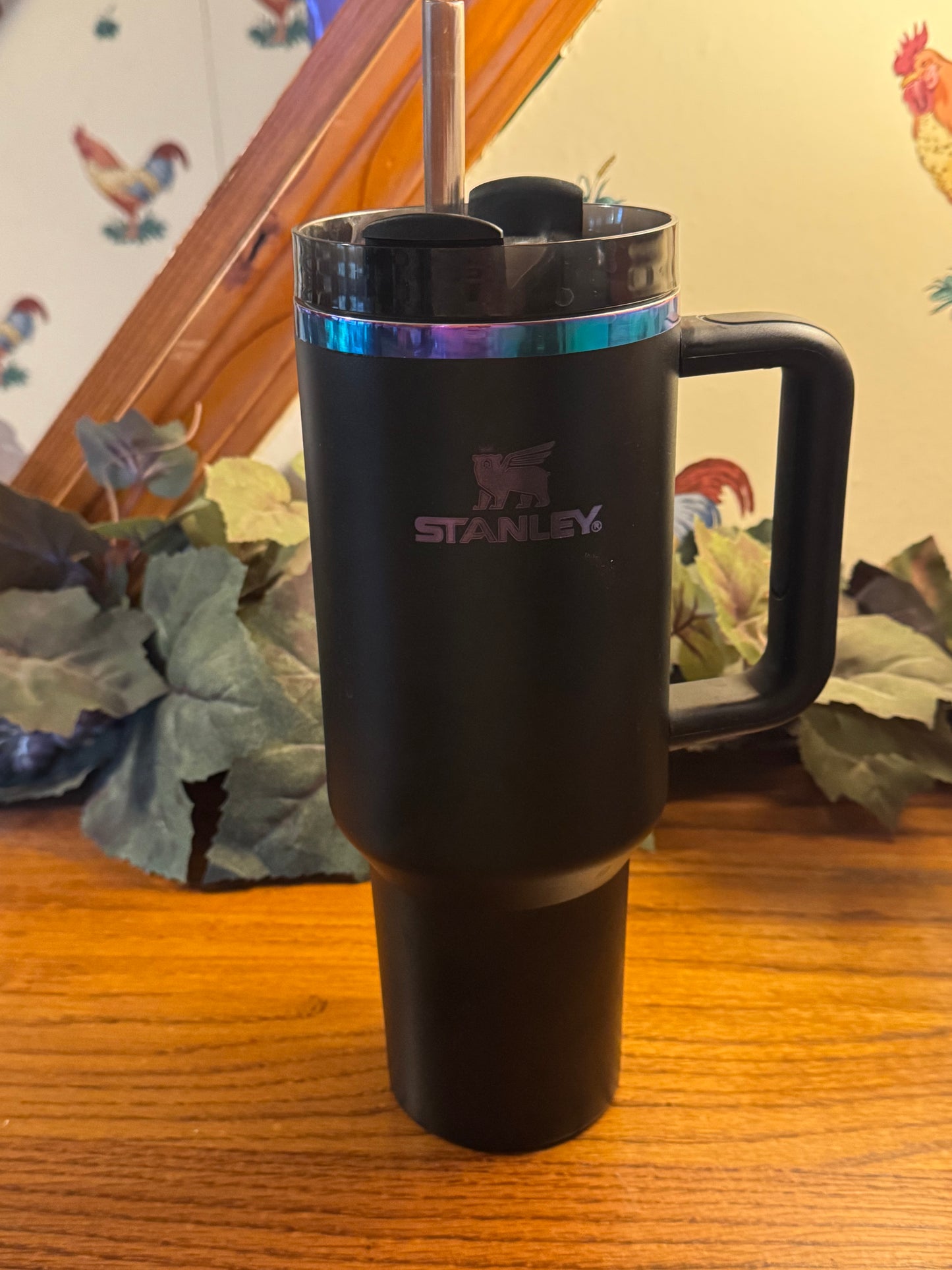 40oz Quencher H2.0 FlowState Stainless Steel Vacuum Insulated Tumbler -Black Chroma