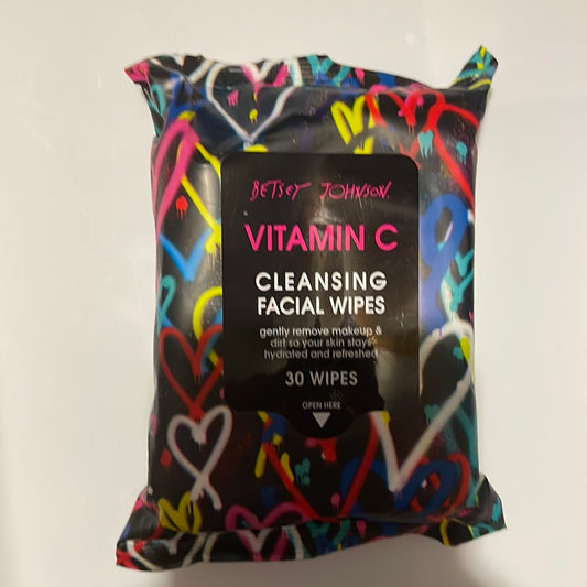 Betsey Johnson Vitamin C Cleansing Facial Wipes