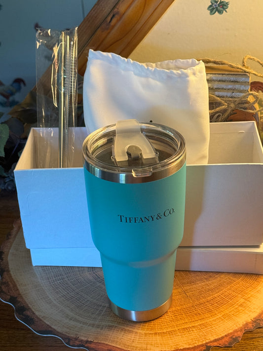 Blue Insulated Stainless Steel Beverage Tumbler Unbranded