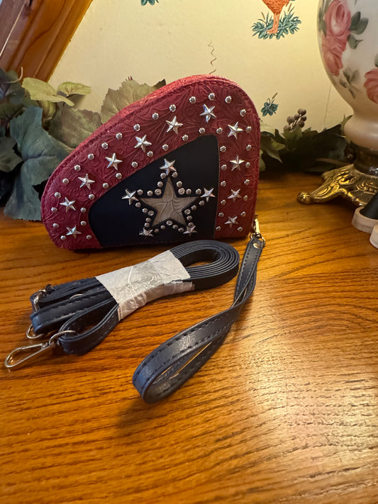 Star Red white Blue Studded Non Conceal Case