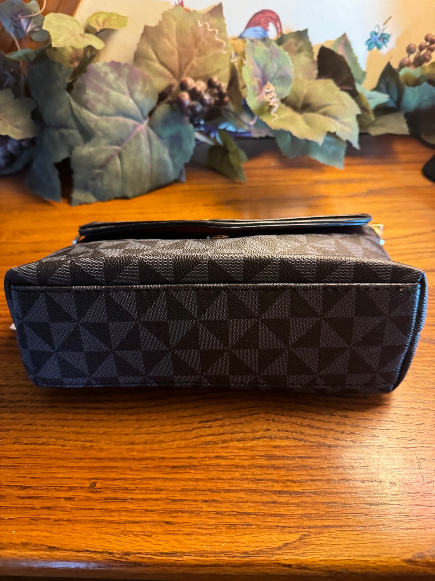 Fashion Blue Monogram Messenger Hipster
