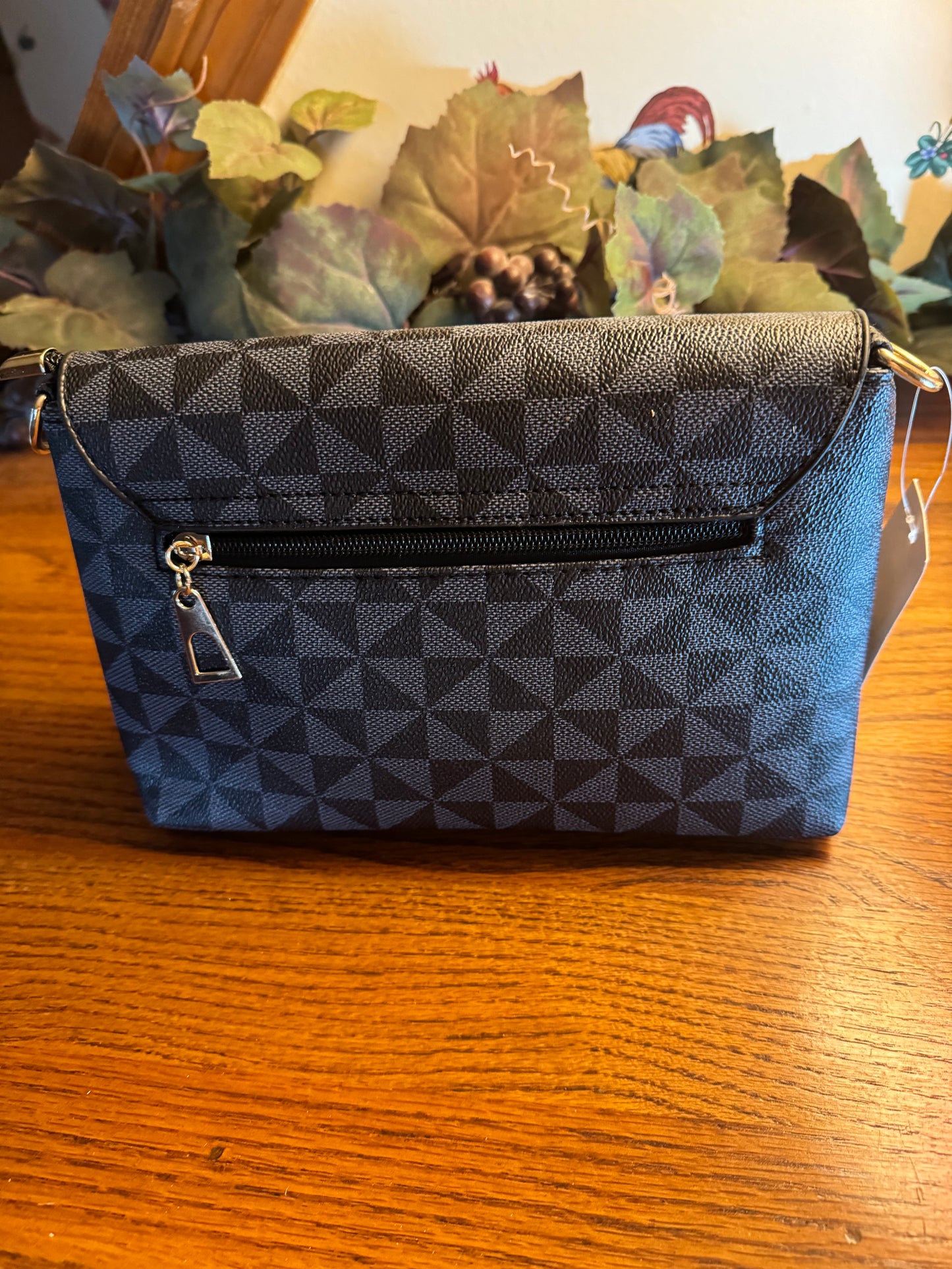Fashion Blue Monogram Messenger Hipster
