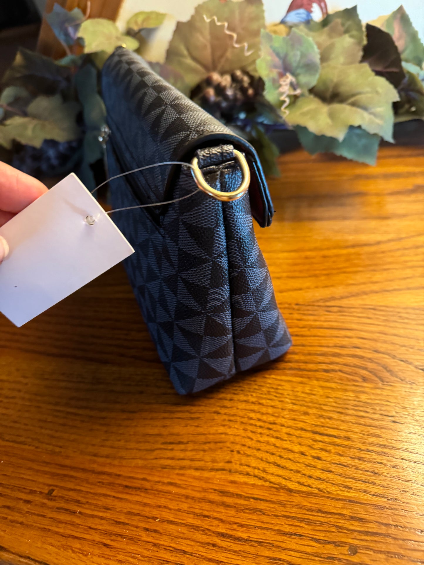 Fashion Blue Monogram Messenger Hipster