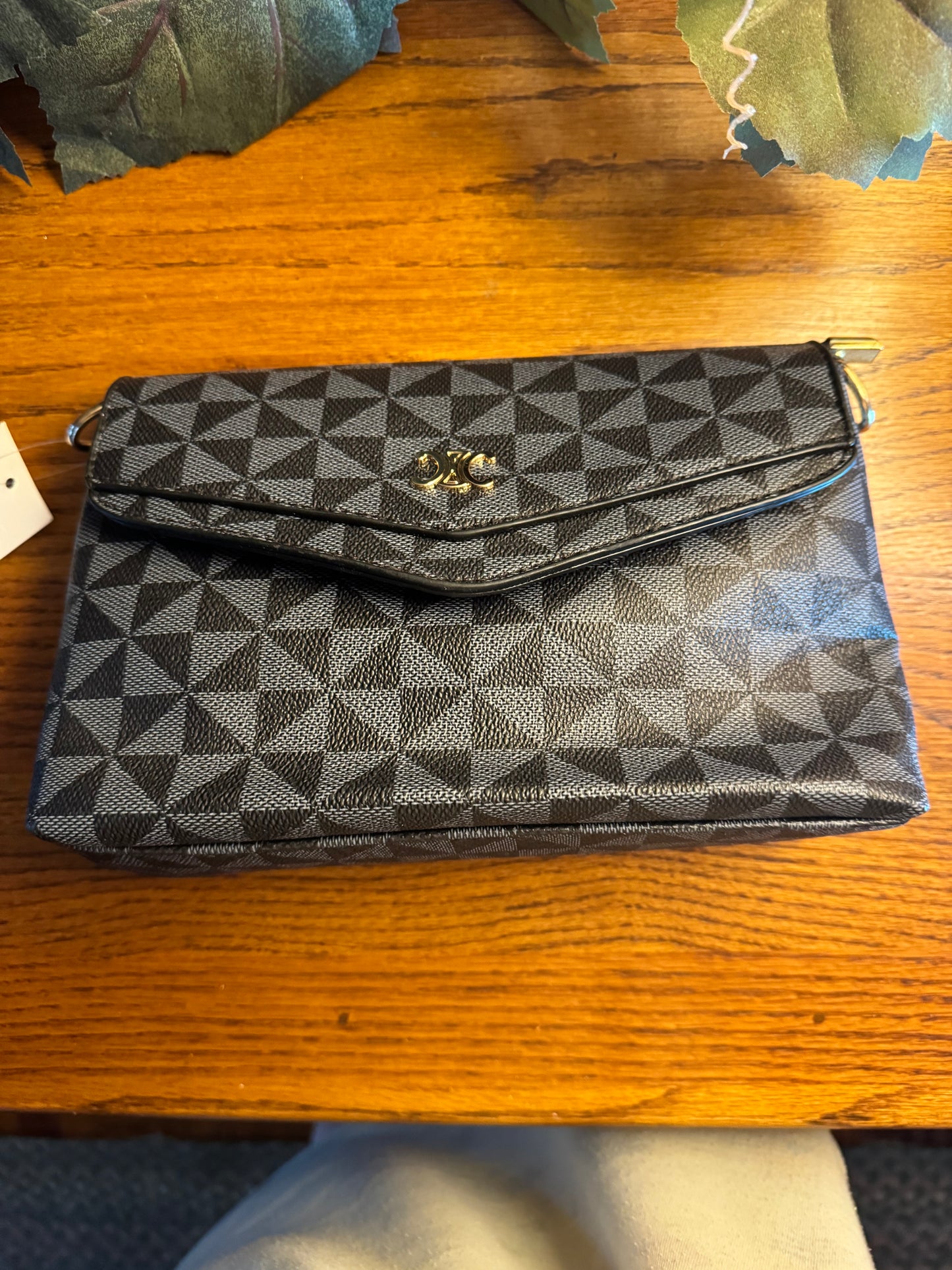 Fashion Blue Monogram Messenger Hipster