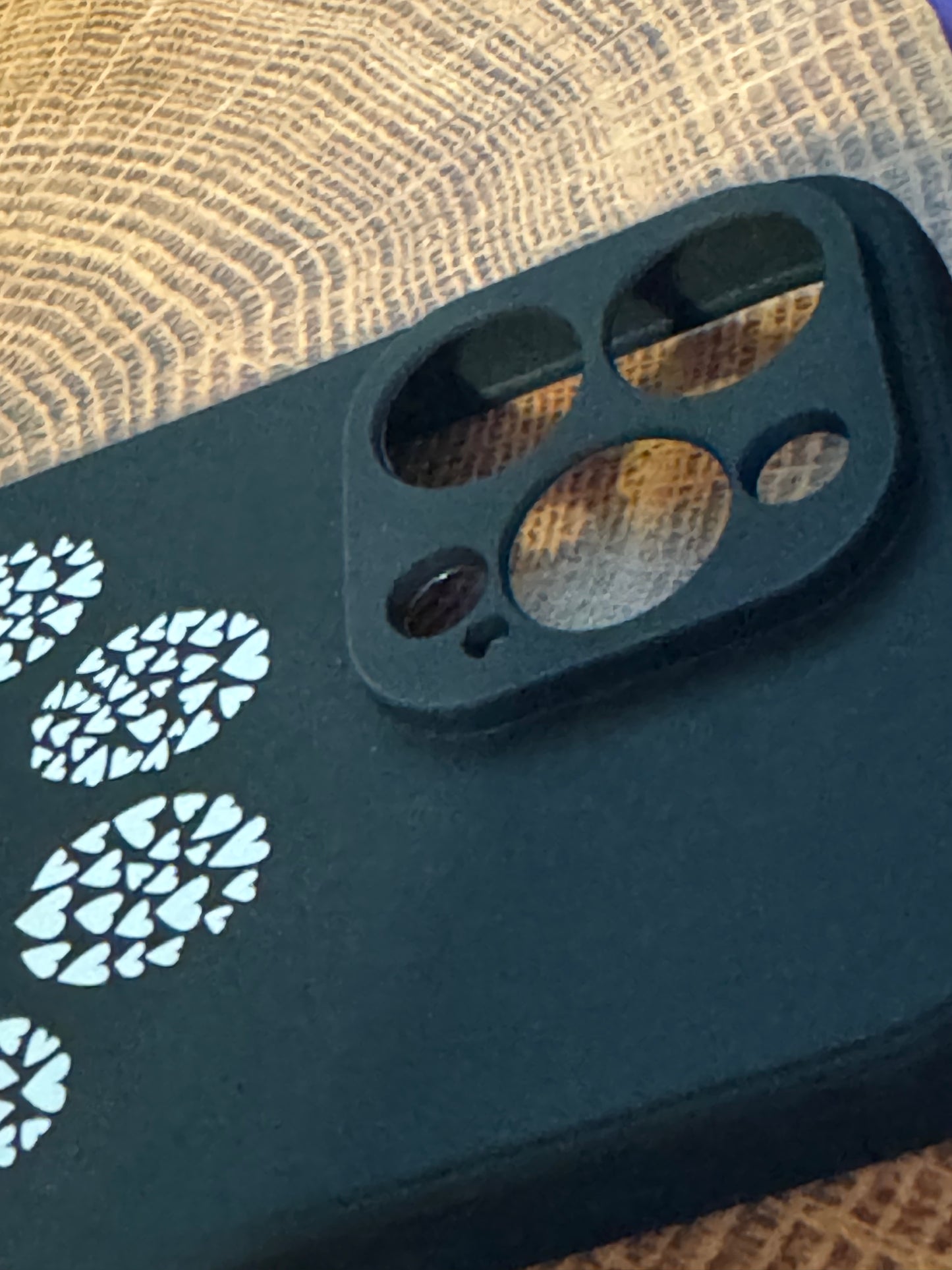 iPhone 15 Pro Max PAW Heart Pattern Soft Case