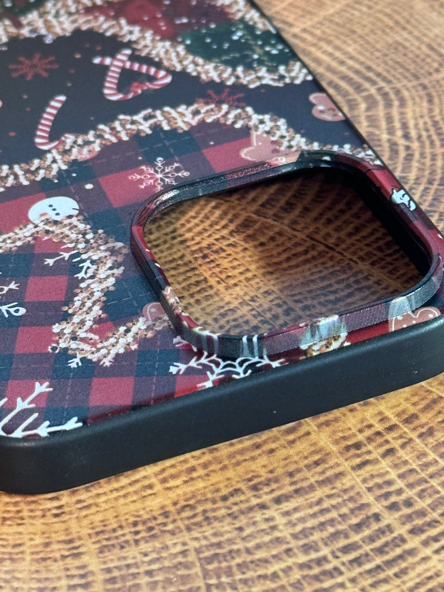 iPhone 15 Pro Max Soft Case Christmas Themed Pattern