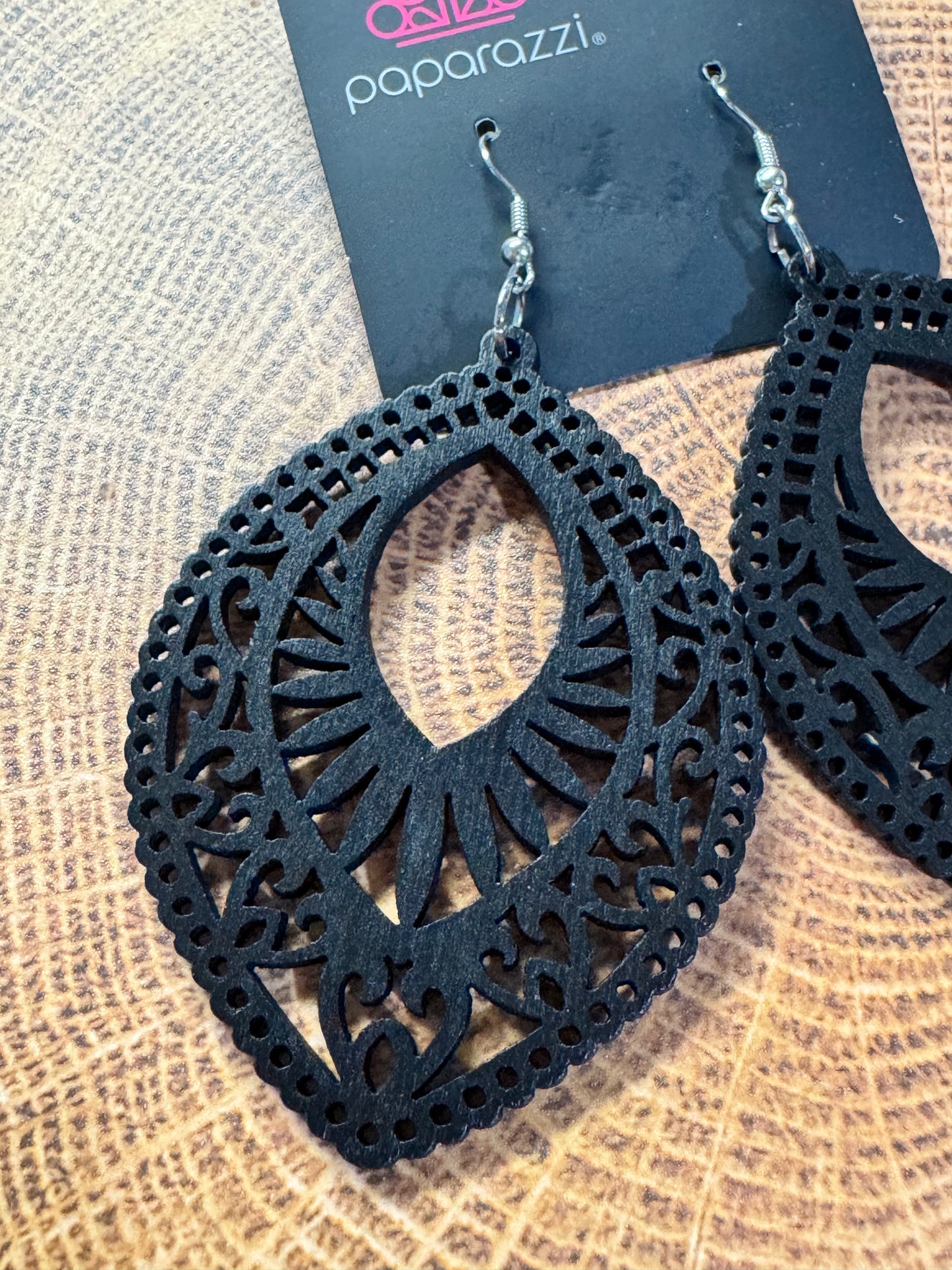 Paparazzi Coachella Gardens BROWN Earrings