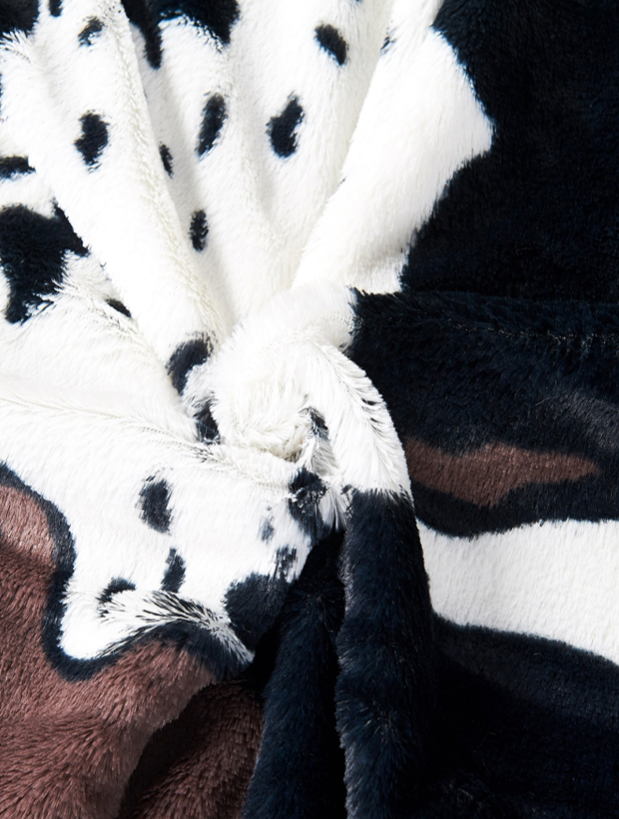 Cow Print Multicolor  Blanket  Throw