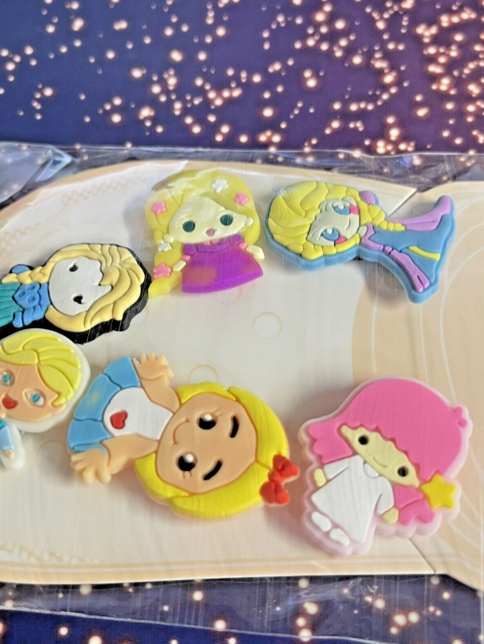 Princess 6 pack Shoe charms ( style 2 )