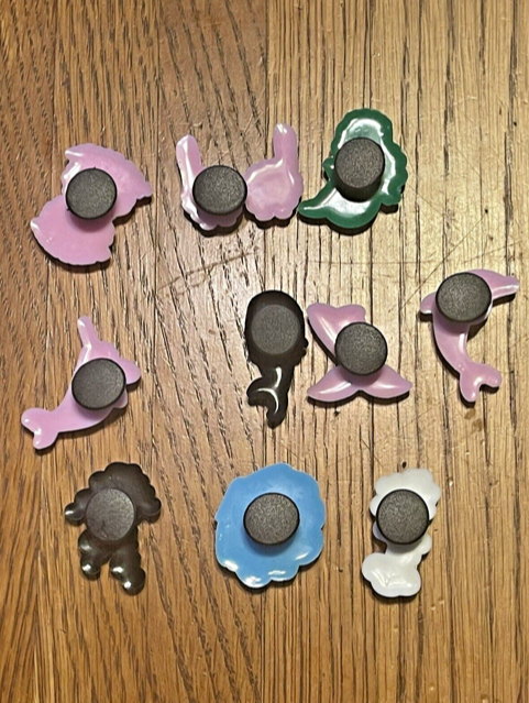 Mermaid Under the Sea Shoe Charms Bracelet Accessories 10 piece set