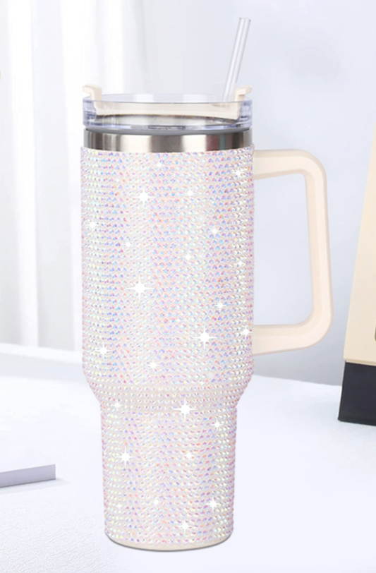 Bling Iridescent 40oz Quencher H2.0 FlowState Stainless Steel Vacuum Insulated Tumbler ( Choose color )