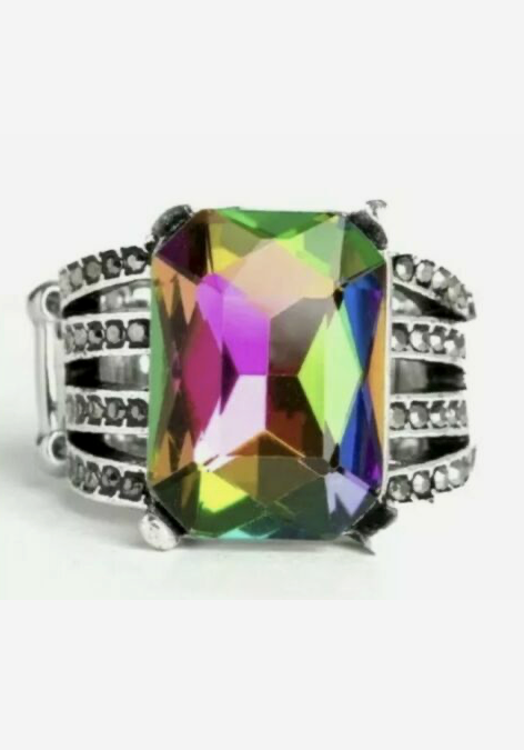 Expect heavy REIGN Multicolor Oil Spill Ring