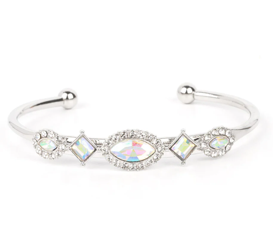 Paparazzi Disarming Dazzle Multi Bracelet ( Iridescent ) plus Mystery piece