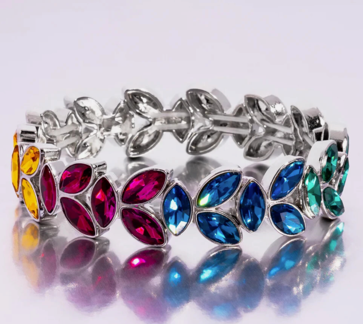 Paparazzi Glided Gardens Mult Bracelet (Stretchy) + MYSTERY PIECE