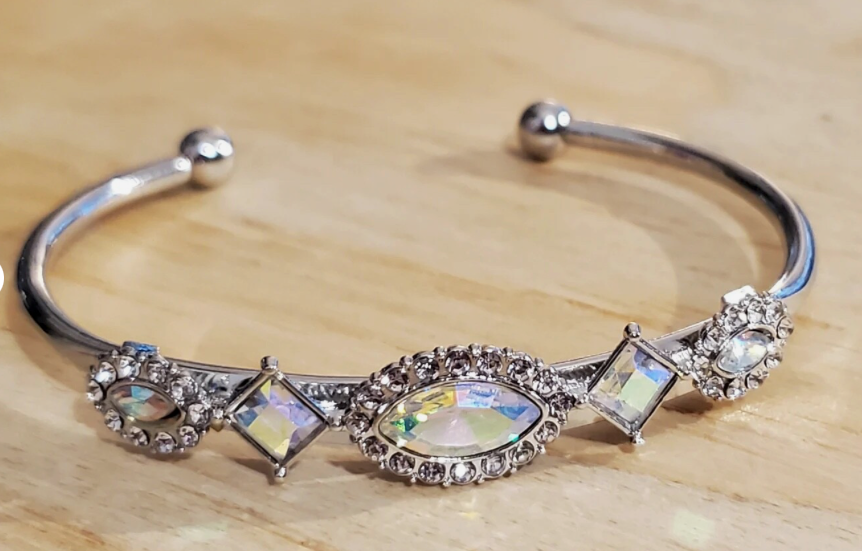 Paparazzi Disarming Dazzle Multi Bracelet ( Iridescent ) plus Mystery piece