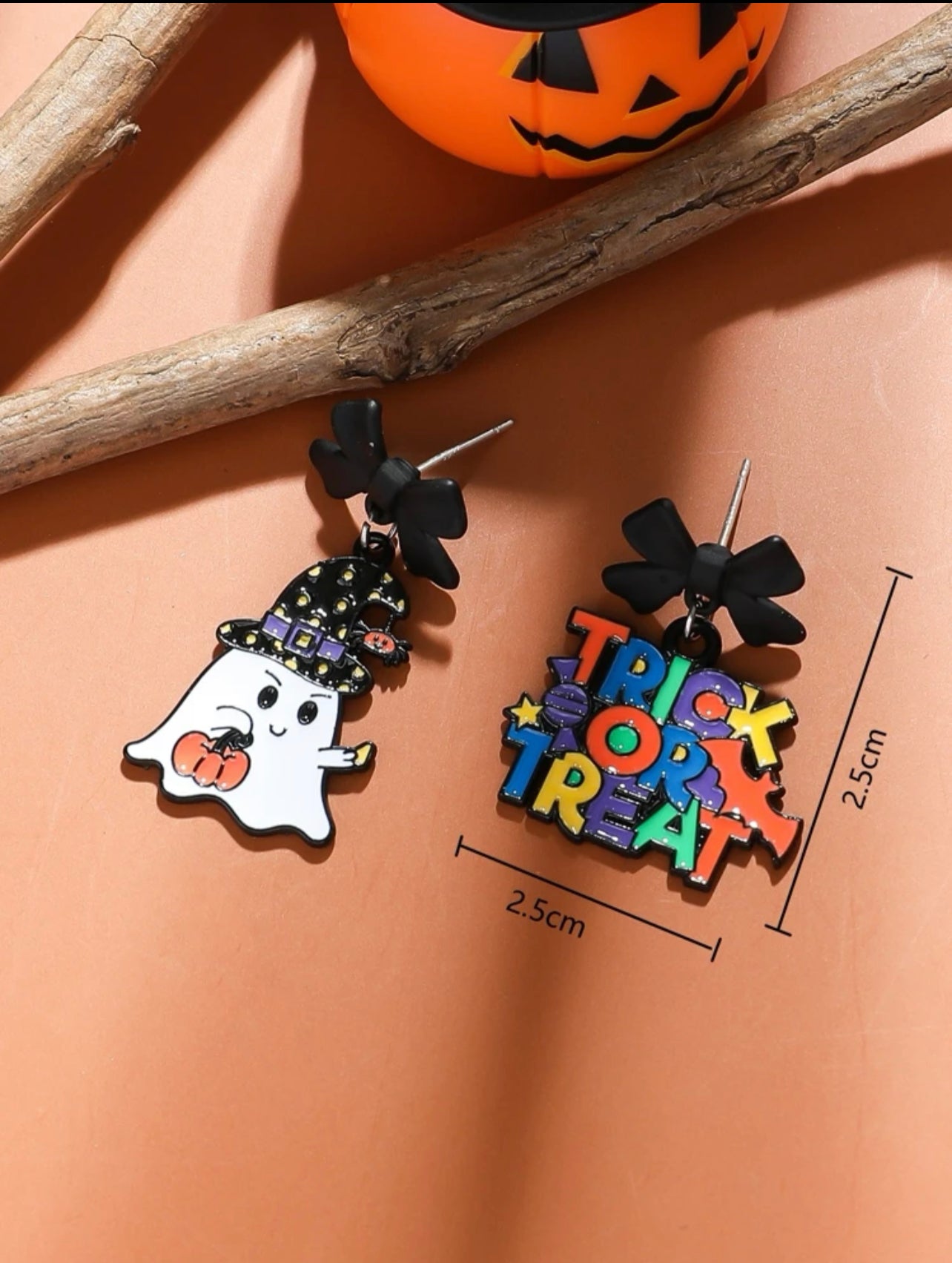Halloween Multicolor Earrings Trick or Treat