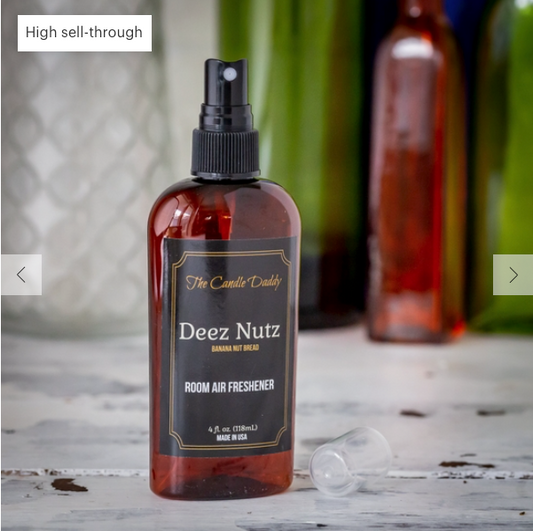 Deez Nutz Spray - Banana Nut Bread Scented Scent Spray - Maximum
