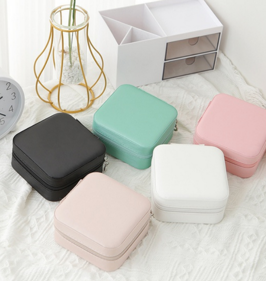White Portable  Jewelry   Box   (  For that special gift  )