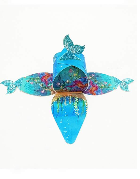 Gift Wrapping   - For  Jewelry -     Mermaid  themed Box