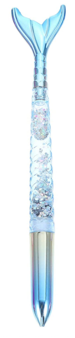 LED Mermaid Tail Light Up Solid Blinking Iridescent Glitter Ink  Pen    (   EASTER and Valentines gift   )