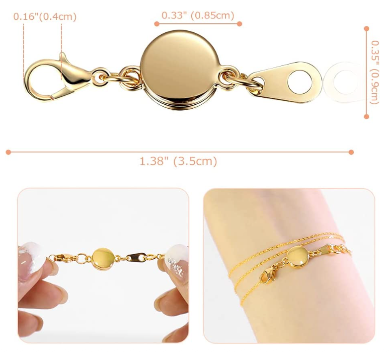 Magnetic Jewelry Clasp Closure for  Necklaces   Bracelets