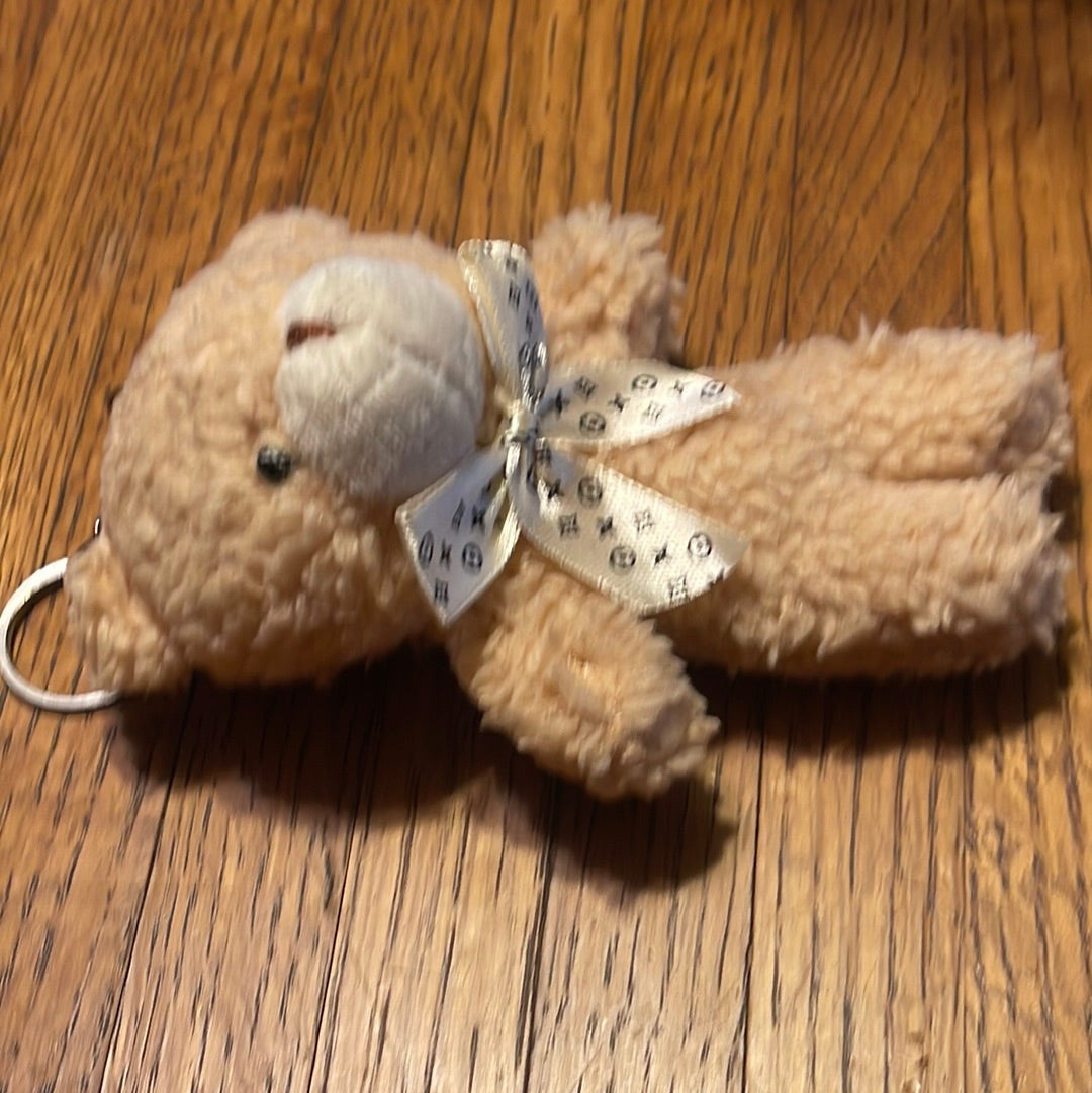 Tan Teddy Bear 🧸 Keychain 💕 Unbranded    🔥  SALE  🔥