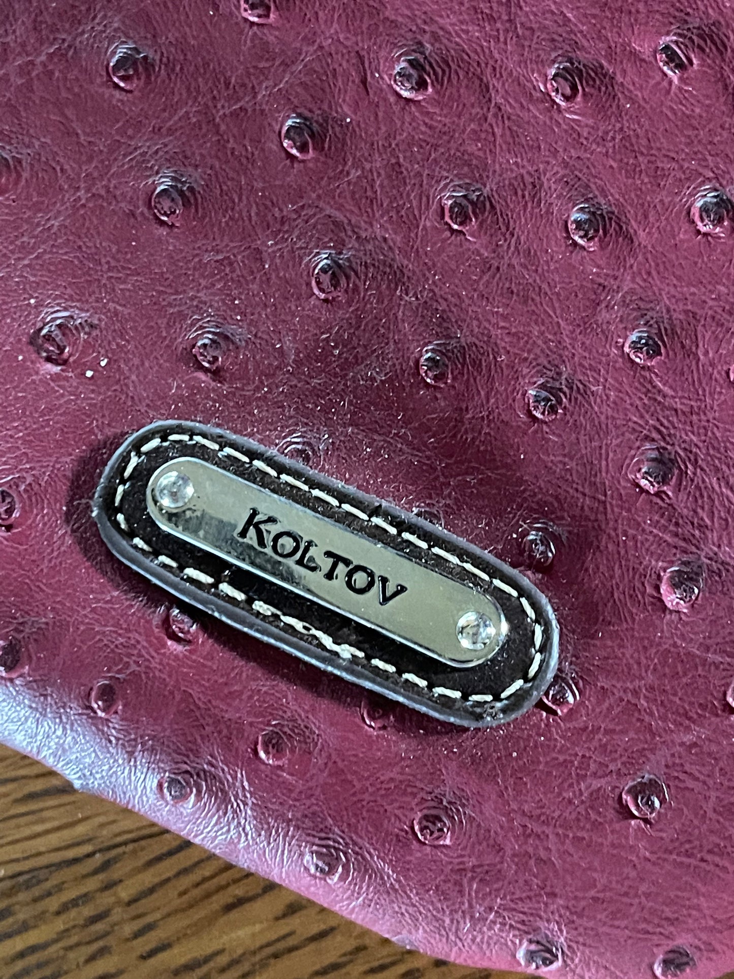 Closet Clean Out : Koltov Burgundy Wine Roomy Crossbody  Handbag  ( lightly used )